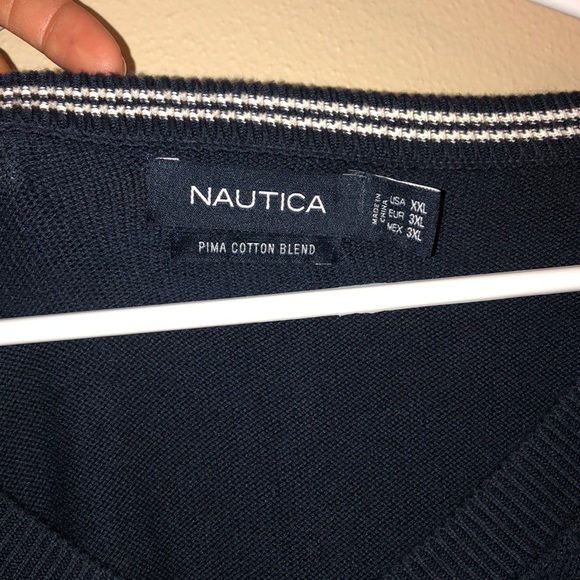 Navy Blue Nautica Sweater - Picture 2 of 7